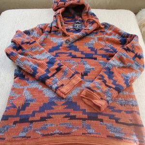 American Eagle Men's Hooded Sweater Large
